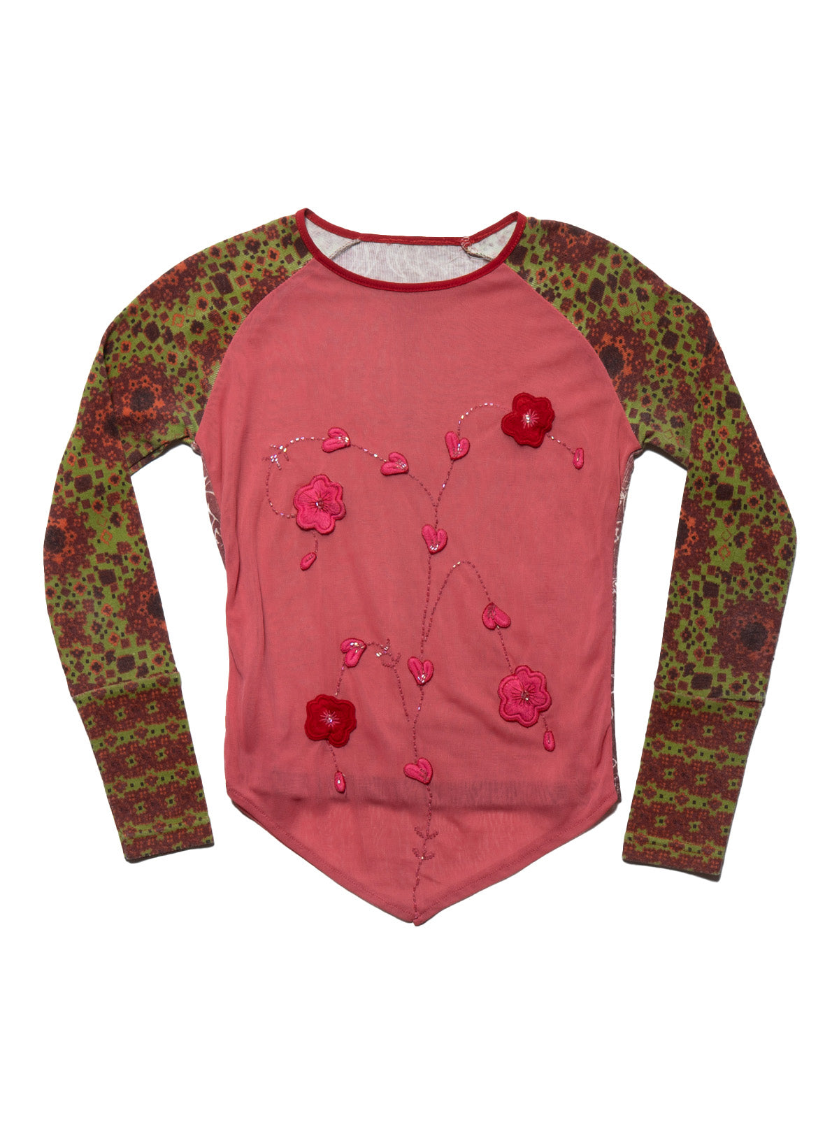 Vintage Kizungu Zungu Flower Long Sleeve Top - UNIF Everyday