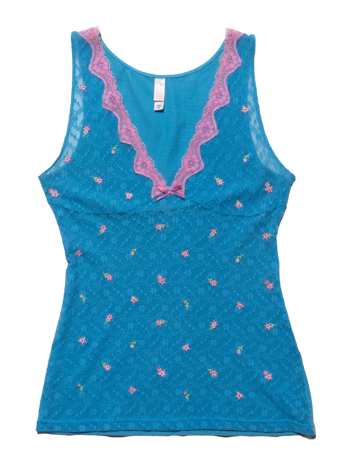 Vintage Victoria's Secret Blue and Pink Top - UNIF Trending