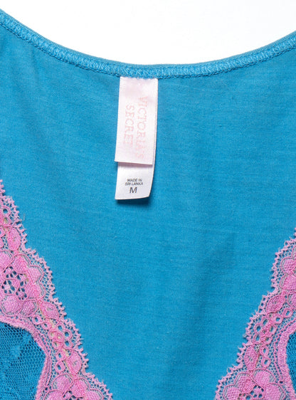 Vintage Victoria's Secret Blue and Pink Top - UNIF Trending
