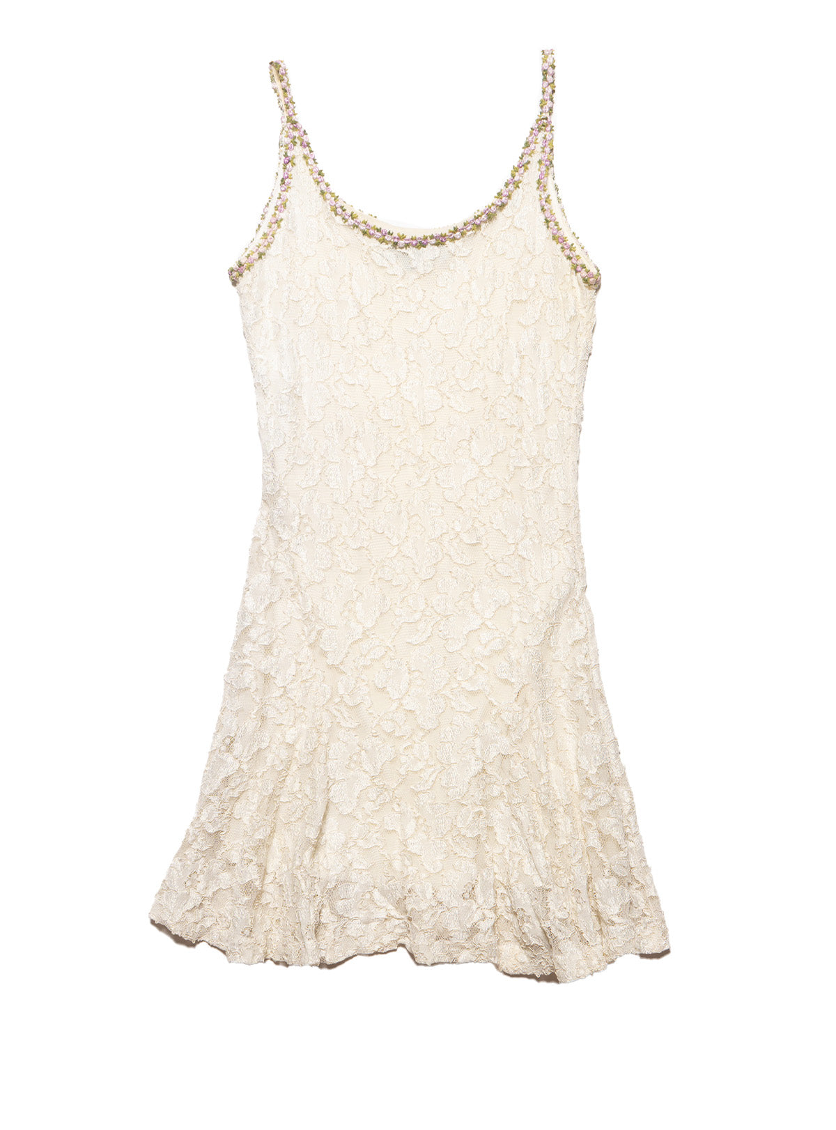 Vintage Betsy Johnson Cream Lace Mini Dress - UNIF Smart Buy