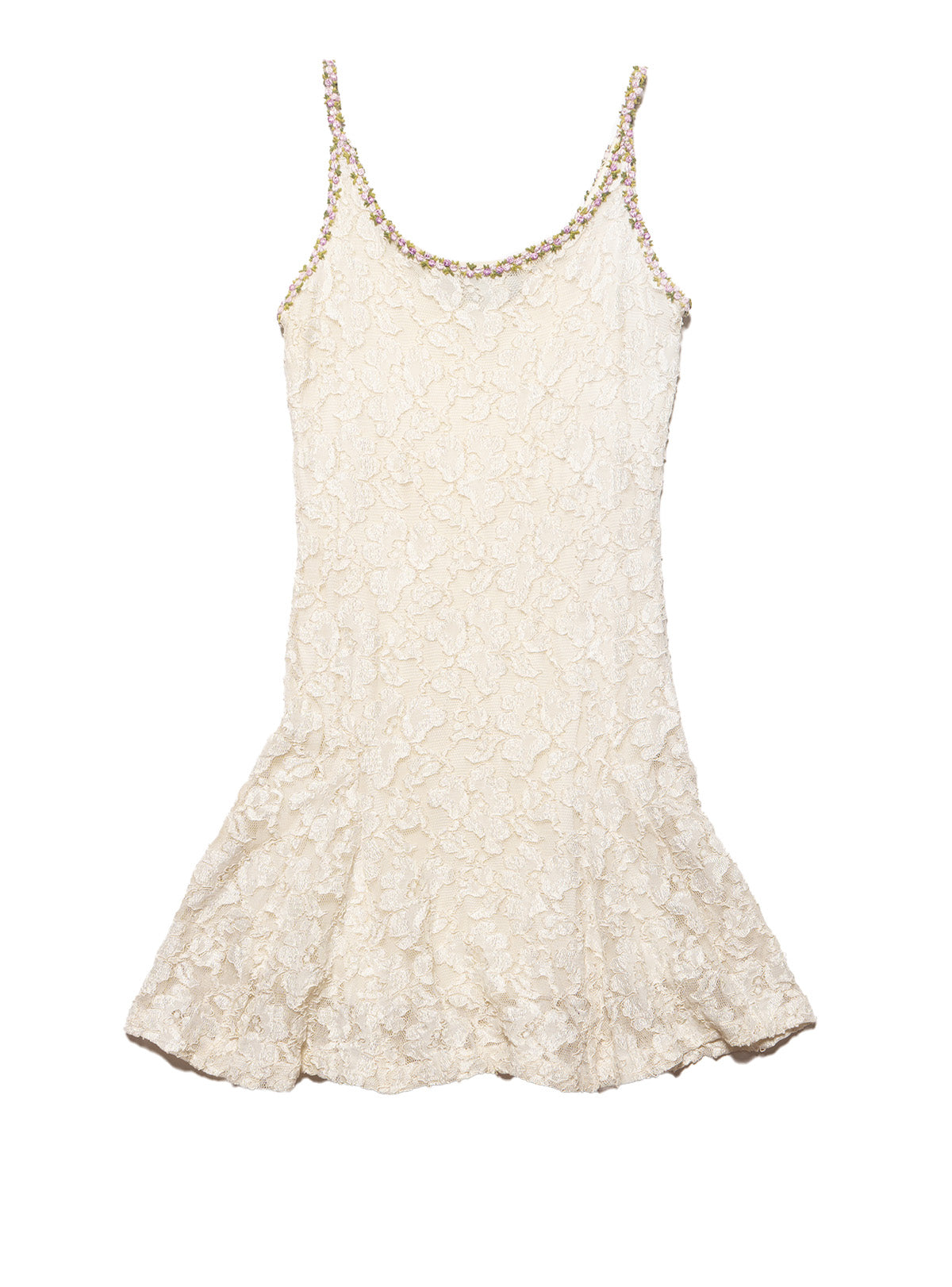 Vintage Betsy Johnson Cream Lace Mini Dress - UNIF Smart Buy