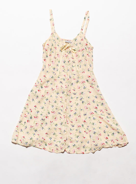 Vintage 2 of Us Grunge Flower Mini Dress - UNIF Top Pick
