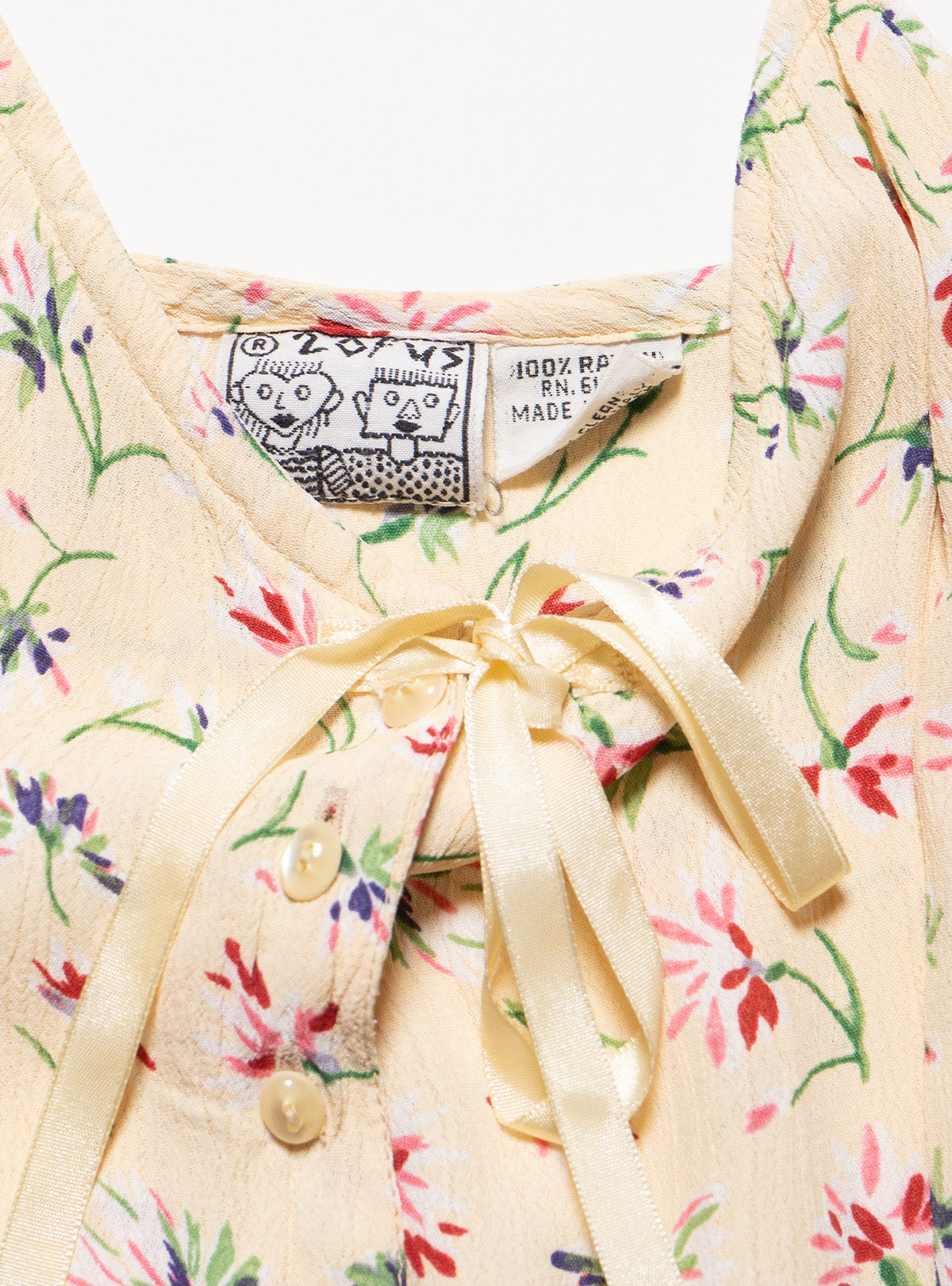 Vintage 2 of Us Grunge Flower Mini Dress - UNIF Top Pick