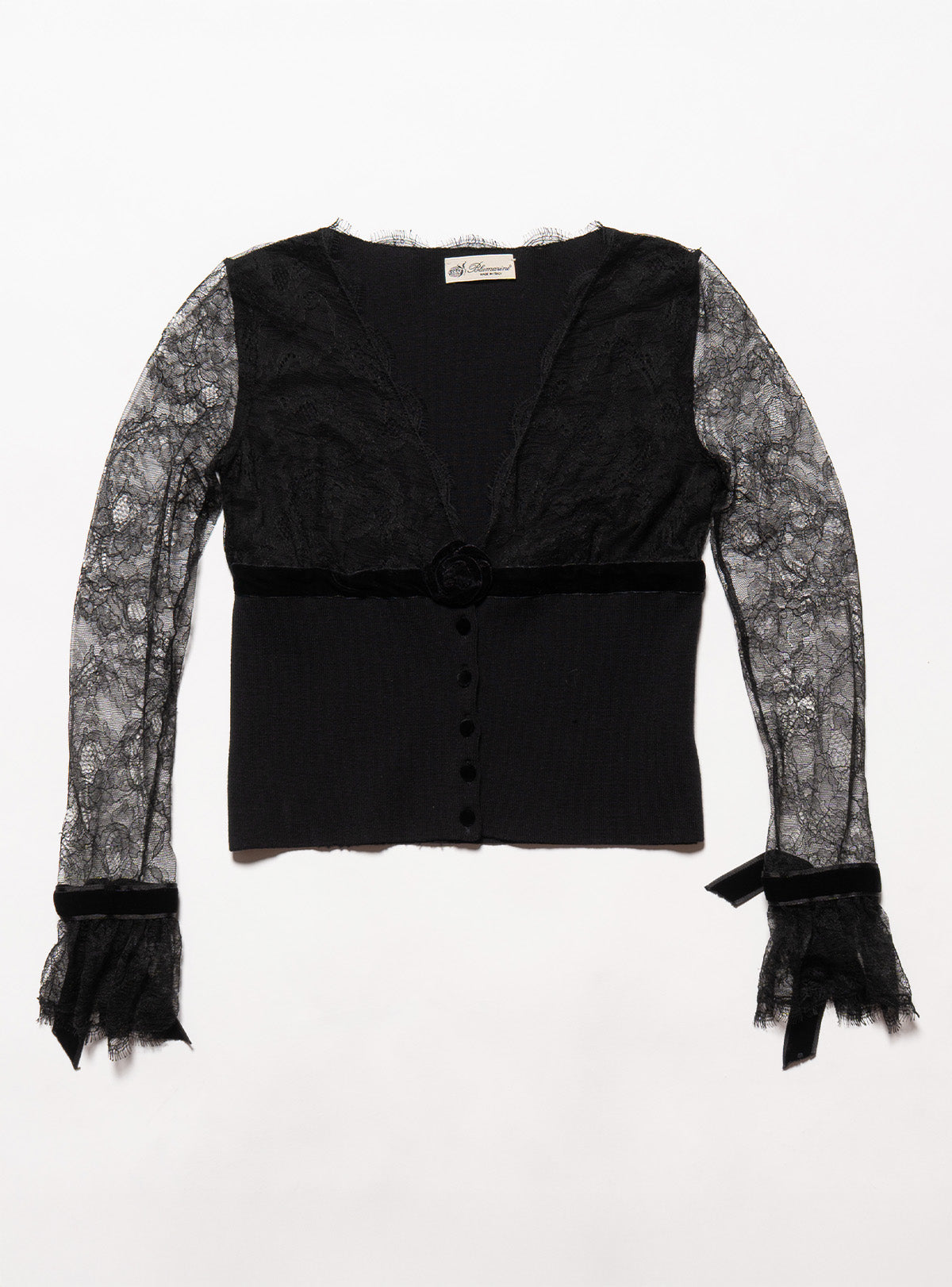 Vintage Blumarine lace Rose Sweater - UNIF Signature