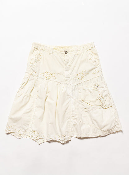 Vintage DA-NANG Yellow Eyelet Skirt - UNIF Exclusive