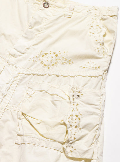 Vintage DA-NANG Yellow Eyelet Skirt - UNIF Exclusive