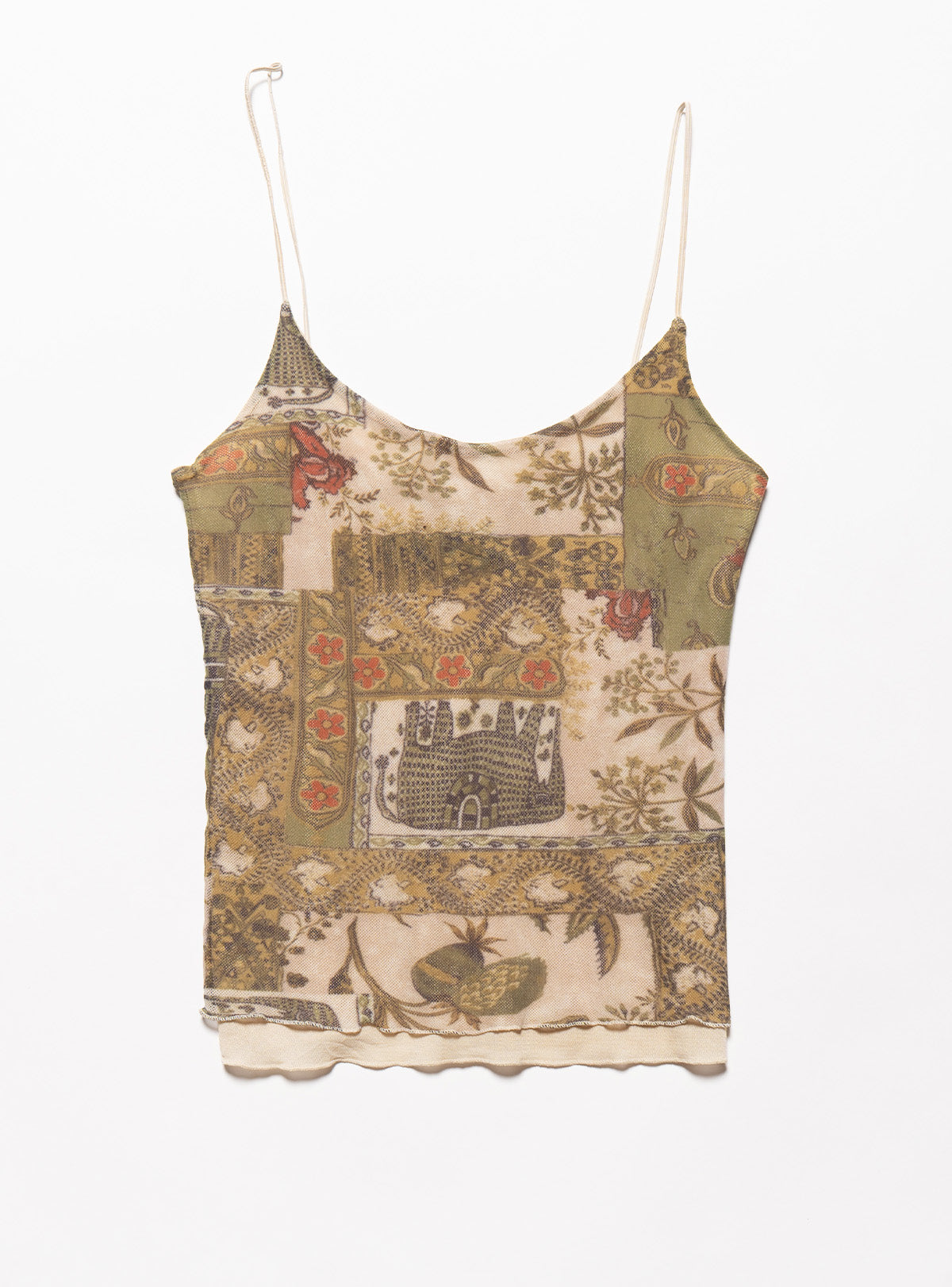 Vintage Weston Wear Mesh Print Spaghetti Tank - UNIF Hot Sale