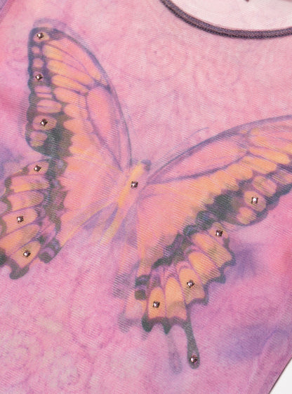 Vintage Wet Seal Butterfly Top - UNIF Best Price