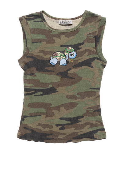 Vintage Self Esteem Camo Turtle Tank - UNIF Essential