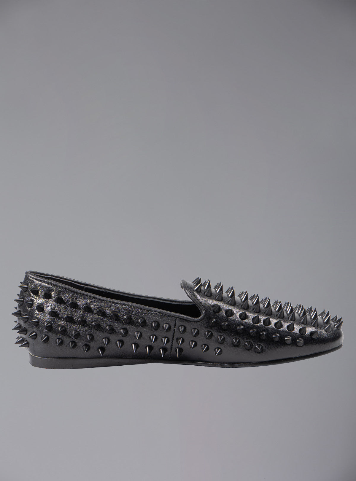 UNIF Hellraiser spiked slip on loafer in tonal on colorway. - UNIF Top Pick