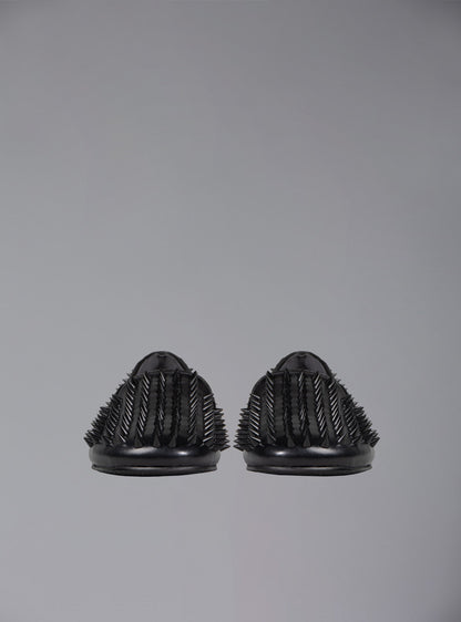 UNIF Hellraiser spiked slip on loafer in tonal on colorway. - UNIF Top Pick