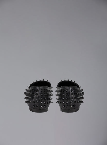 UNIF Hellraiser spiked slip on loafer in tonal on colorway. - UNIF Top Pick