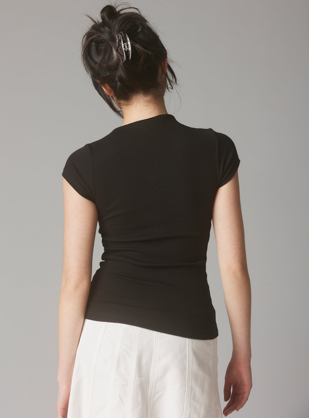 Rib Asymmetrical Cap Sleeve - UNIF Sale