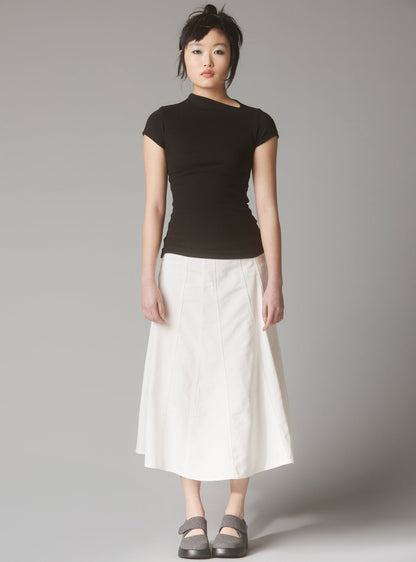 Rib Asymmetrical Cap Sleeve - UNIF Sale
